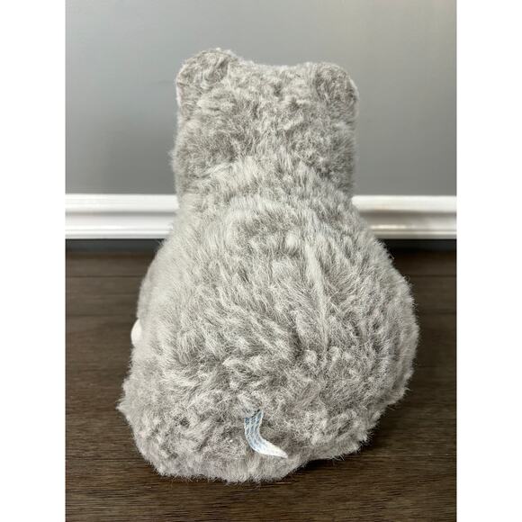 Cute n Cuddly Grey & White Wolf Plush - Picture 3 of 5